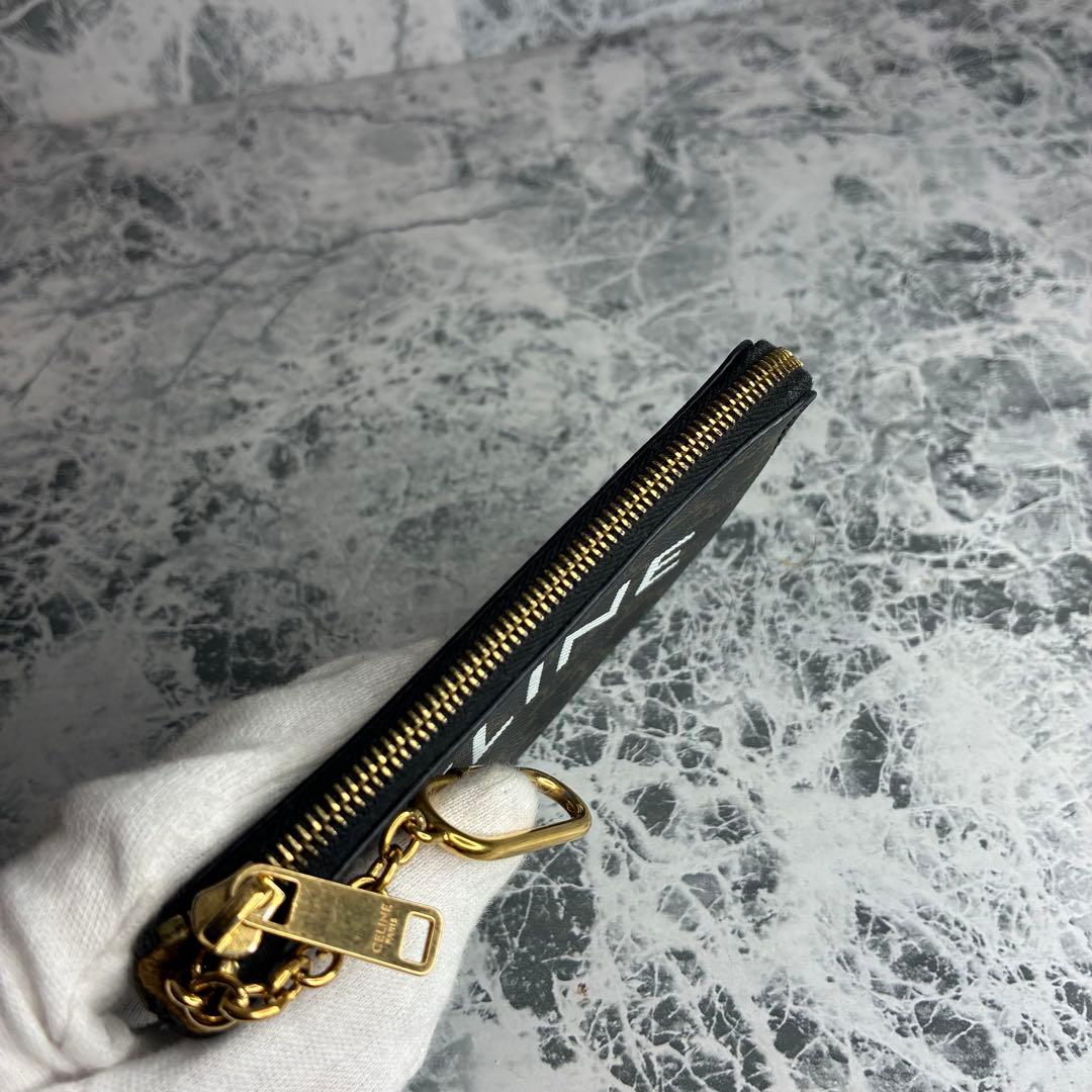 ✨CELINE✨　セリーヌ　ケース　小銭入れ　キーフック　トリオンフ　ロゴ