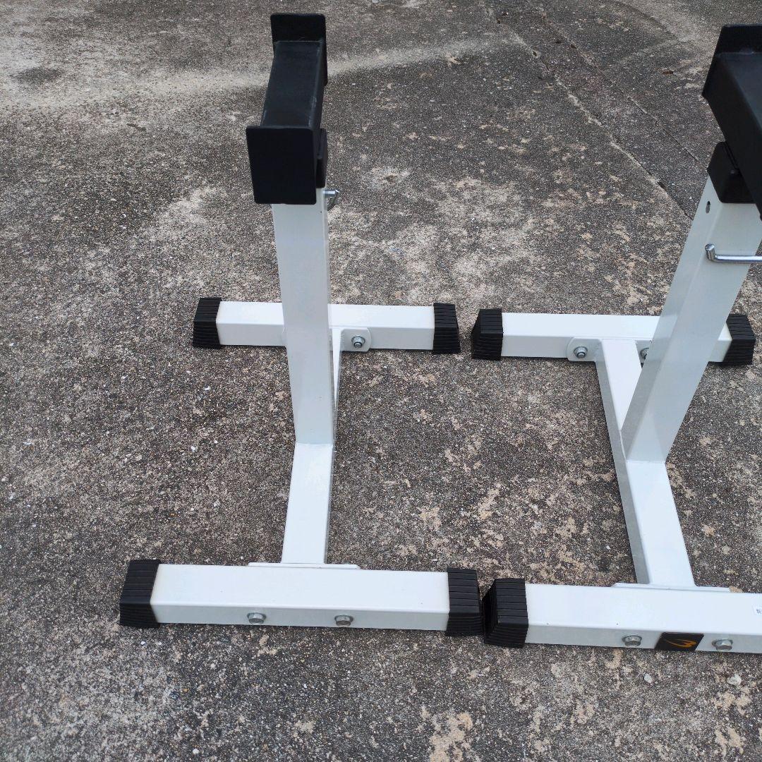 送料込 bodymaker バーベル スタンド セーフティ ラック ベンチプレス