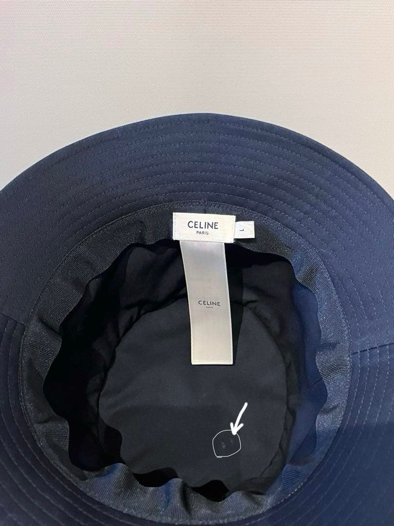 【CELINE 】バケットハット （Lサイズ）ブラック セリーヌ