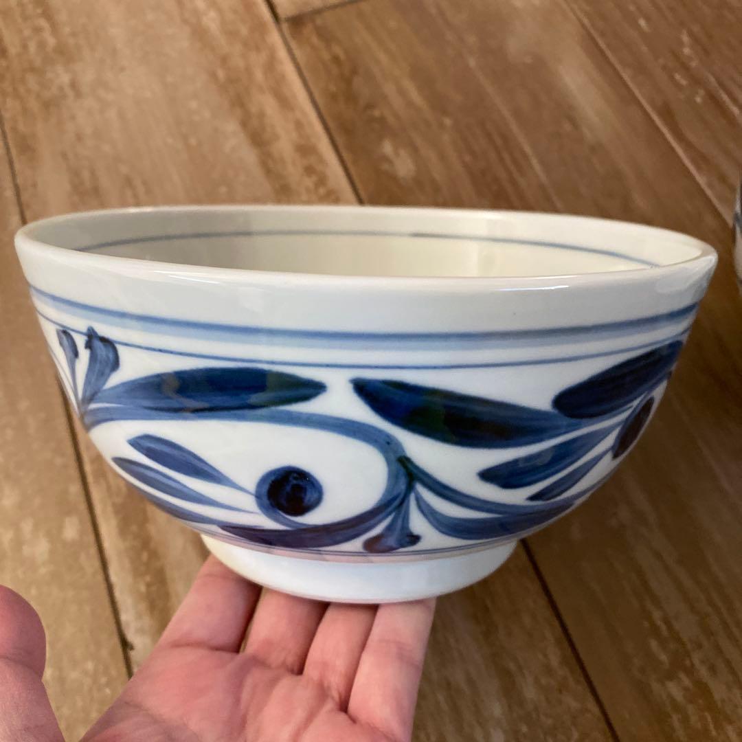 砥部焼 千山 うどん鉢（中）540ml 7個セット