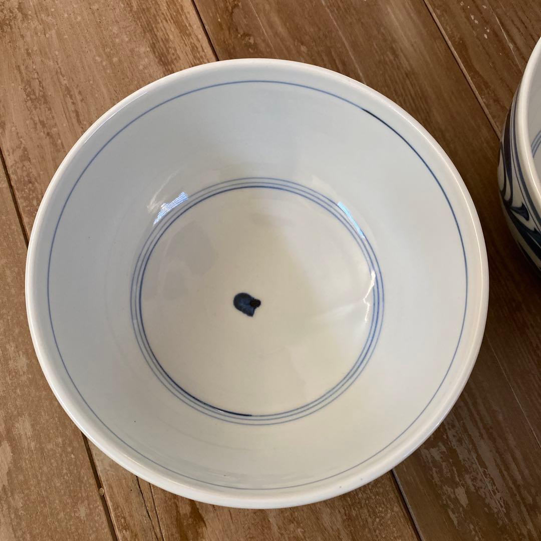 砥部焼 千山 うどん鉢（中）540ml 7個セット