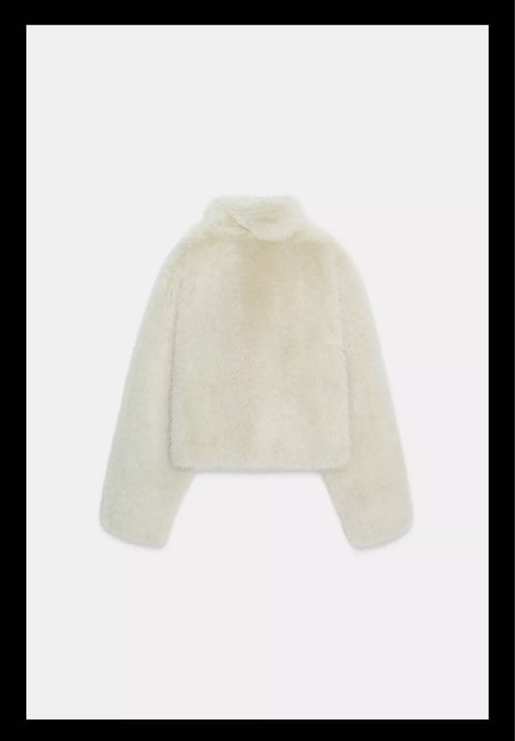 ZARA ショートフェイクファーコート 新品