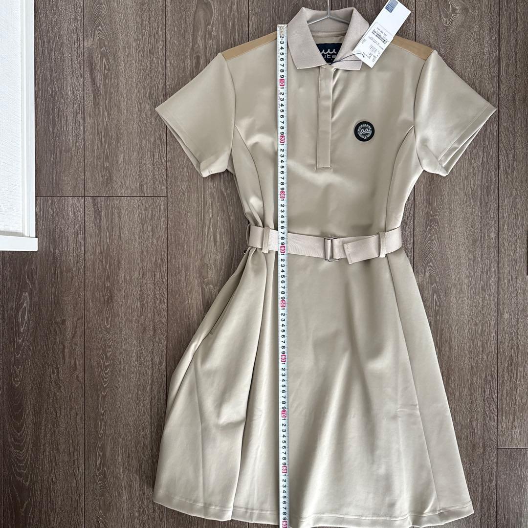 MUTA MARINE ベージュ ポロワンピース