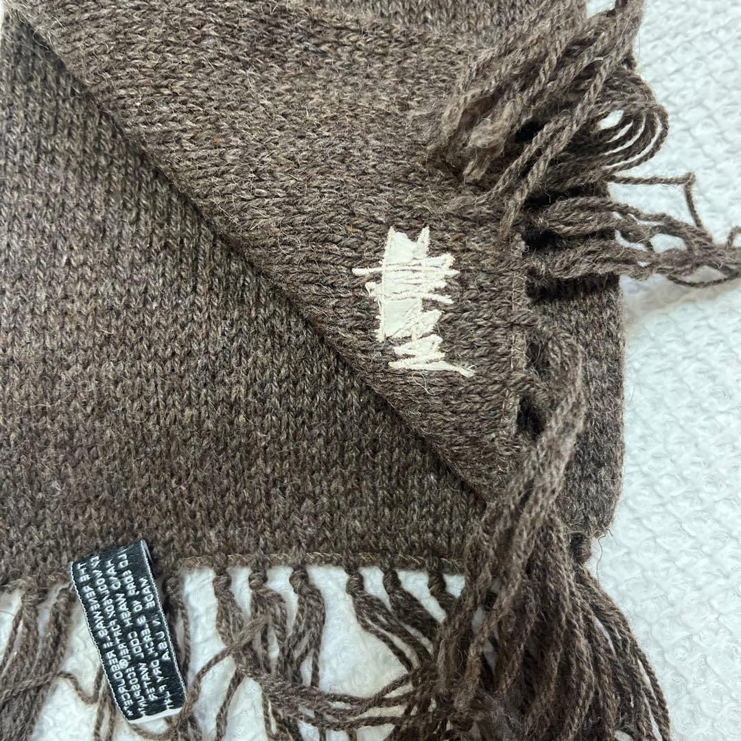 小物 vintage stussy muffler brown