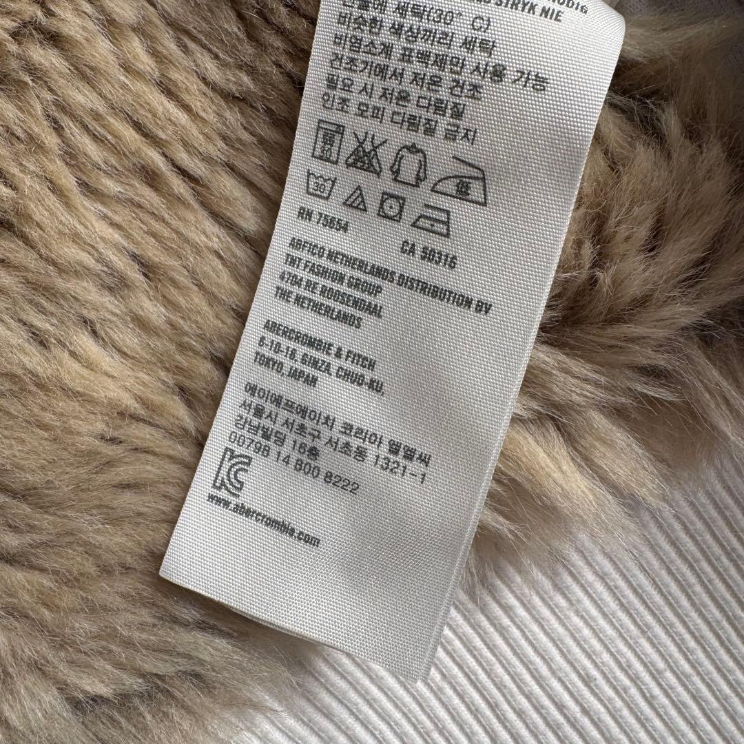 00s〜10s Abercrombie&Fitch fur zip hoodie