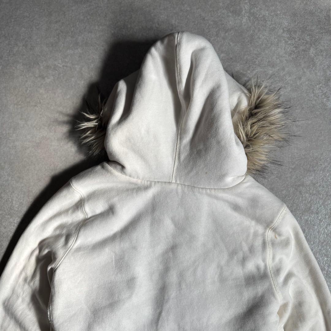 00s〜10s Abercrombie&Fitch fur zip hoodie