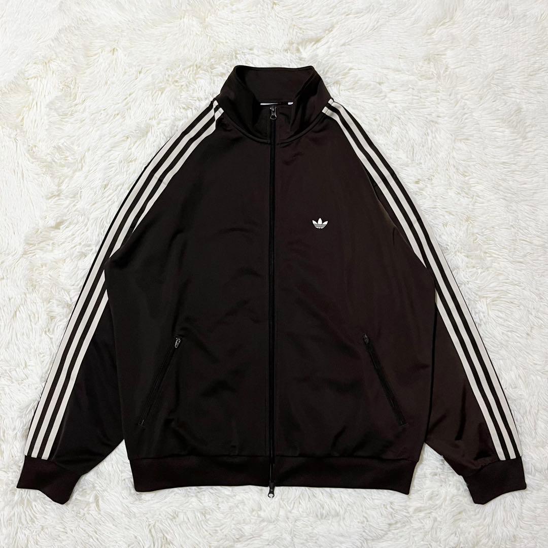 極美品 アディダス トラックジャケット ベッケンバウアー XL ブラウン
