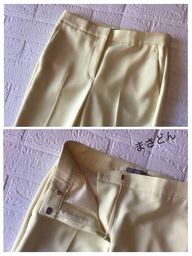 Theory luxe イエロー【極美品・洗える】クロップドパンツ