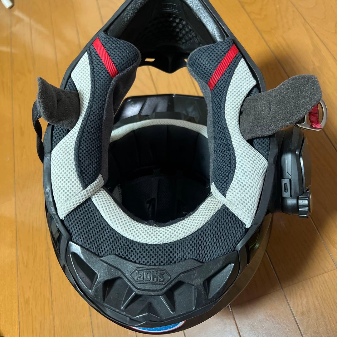 SHOEI VFX-WR オフロード　インカム（ケーブルなし）.ゴーグル付き