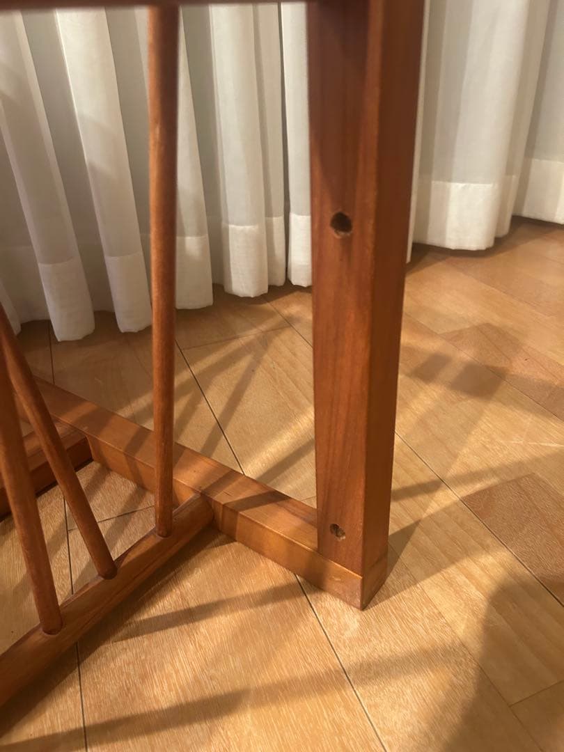 SCANTEAK サイドテーブル マガジンラック