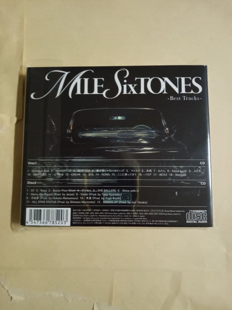 MILESixTONES -Best Tracks-通常盤