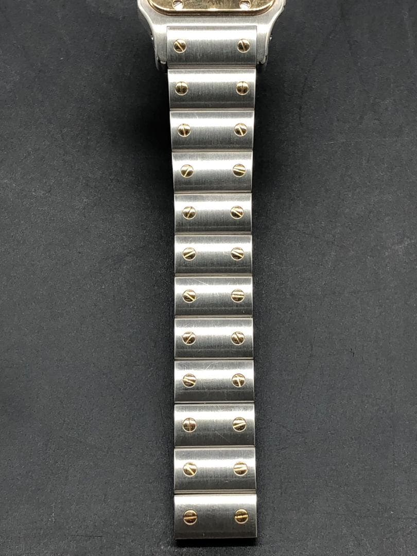 美品 カルティエ サントス ガルベ W20012C4 K18YG SS 腕時計