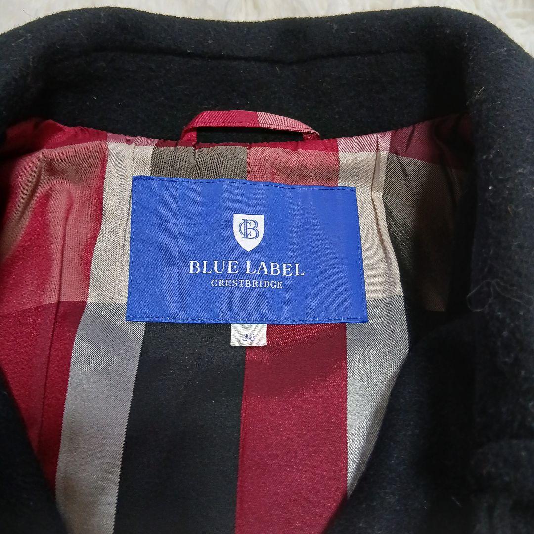 【BLUE LABEL CRESTBRIDGE】ビーバーメルトンシングルコート