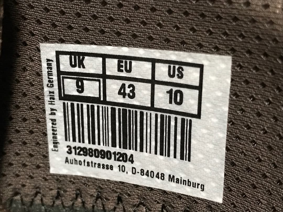 HAIX イギリス軍 コンバット ブーツ US10 ブラウン