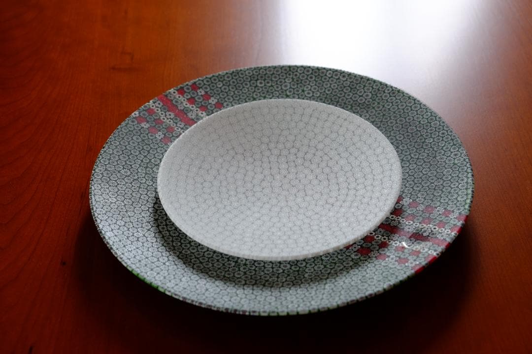 ミルフィオリ ガラス プレート グラス 江波冨士子/舩木倭帆/藤田喬平/田子美紀