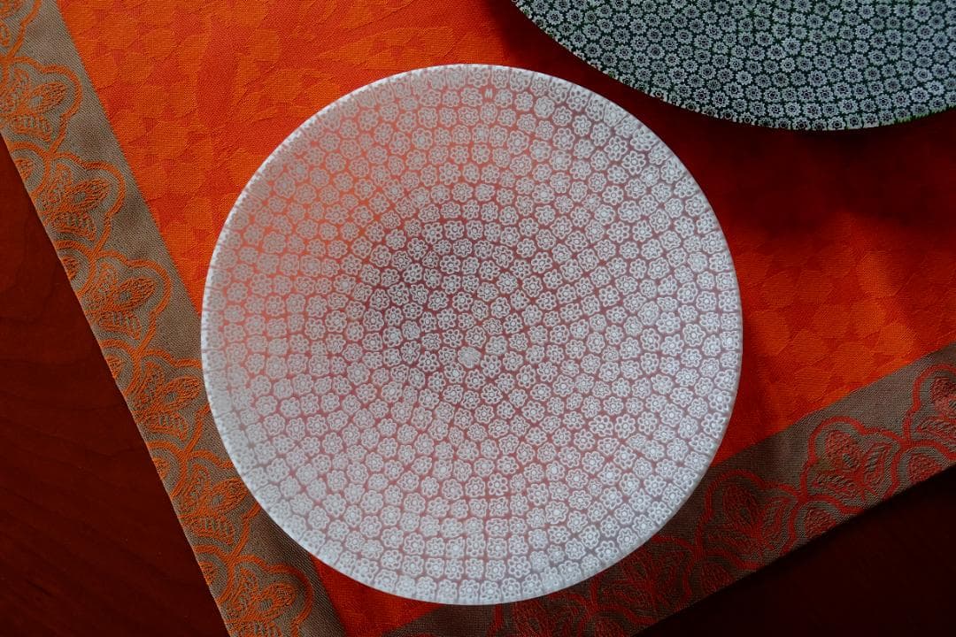 ミルフィオリ ガラス プレート グラス 江波冨士子/舩木倭帆/藤田喬平/田子美紀