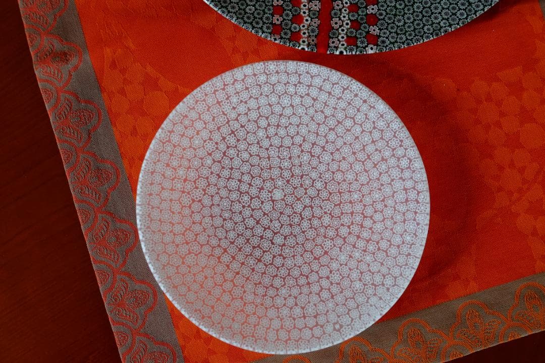 ミルフィオリ ガラス プレート グラス 江波冨士子/舩木倭帆/藤田喬平/田子美紀