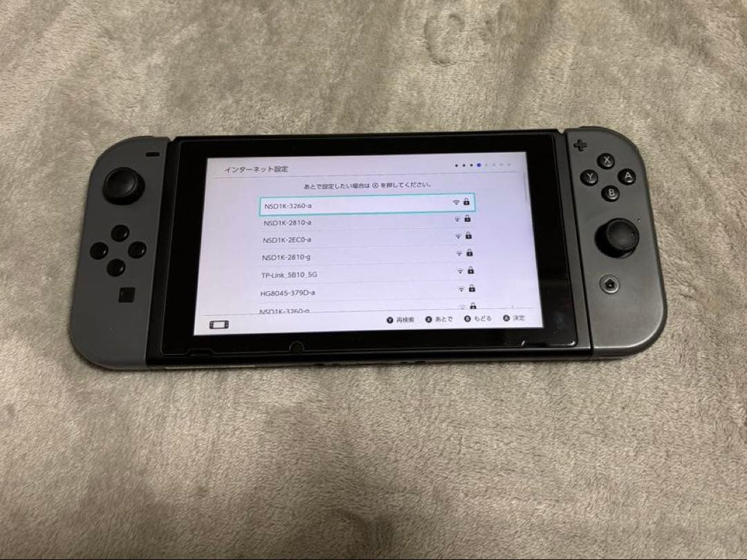 Nintendo Switch 本体 グレー,付属品
