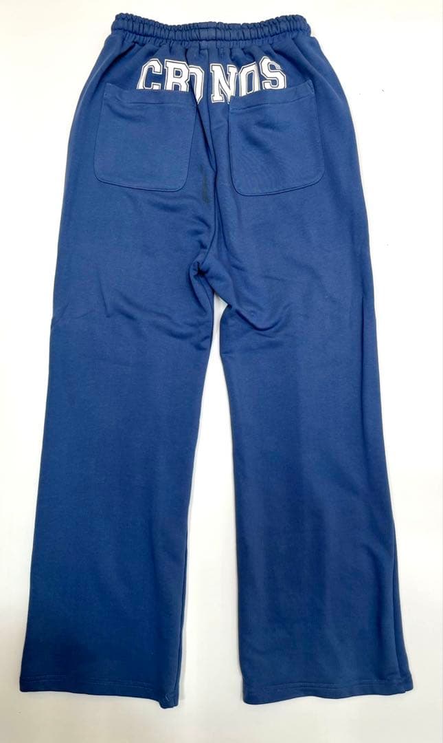 クロノス CRONOS WOMEN PILE HOODIE ブルー セットアップ