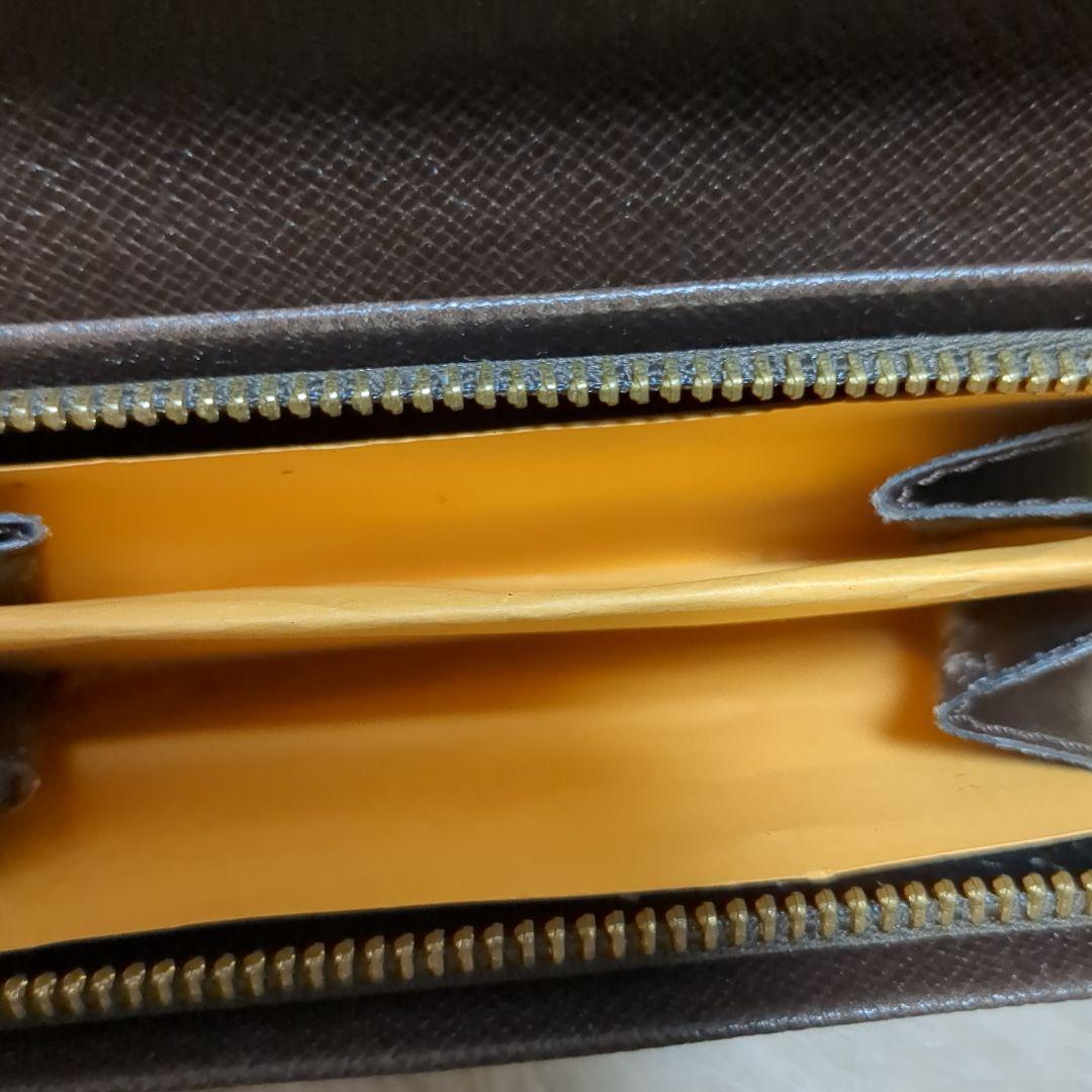 ダミエ　折り財布　外観美品　難あり