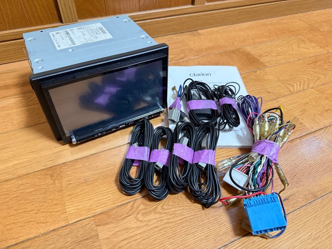 NX616 Clarion カーナビ 配線付き 取説付き