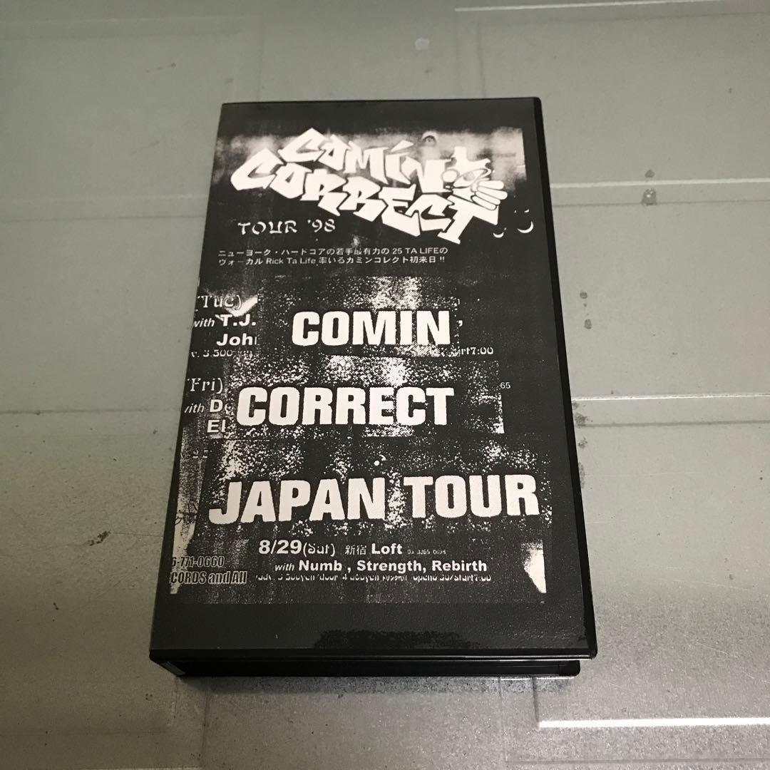 ミュージック COMIN CORRECT JAPAN TOUR VHS