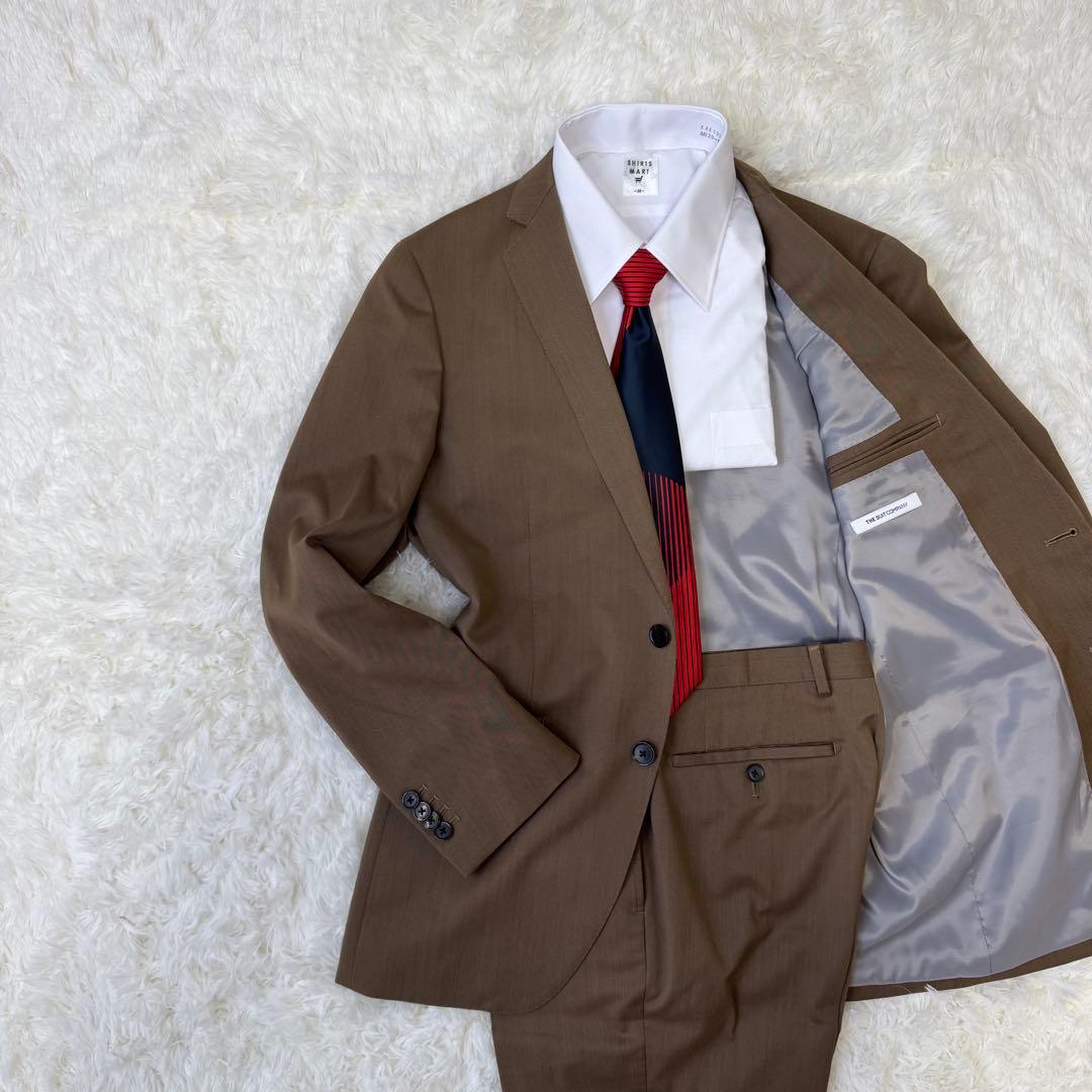THE SUIT COMPANY ブラウン系スーツ 170cm 6Drop M