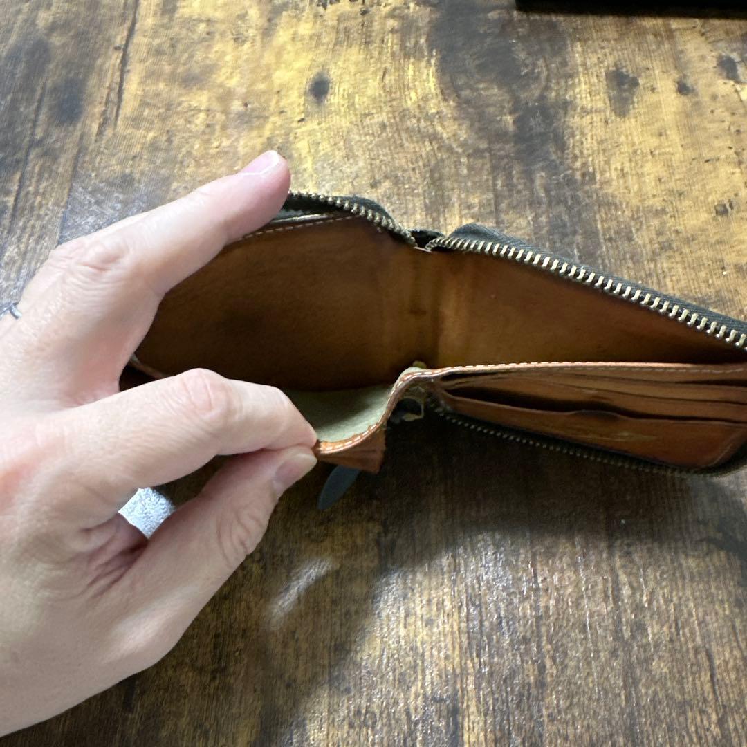 R.R.L Ralph Lauren／Leather Wallet