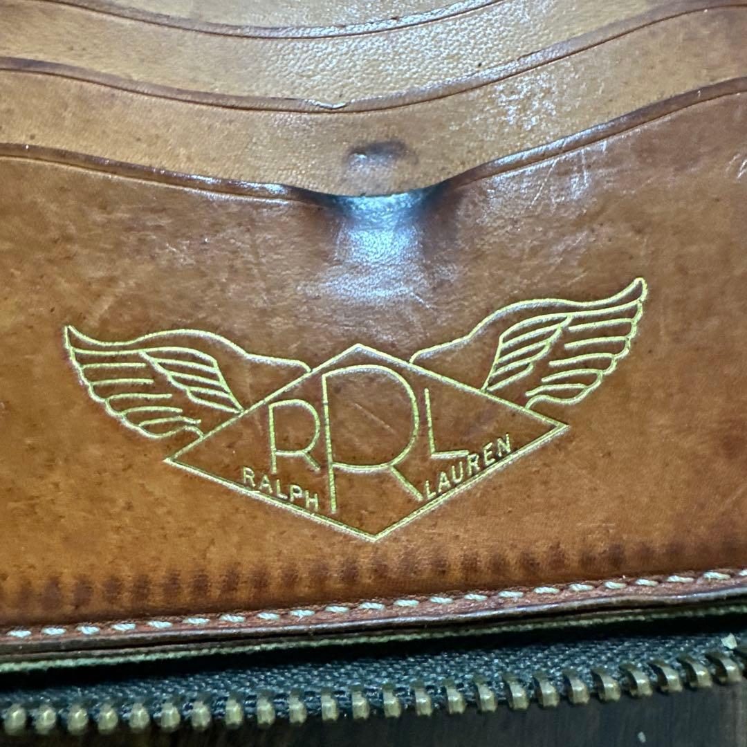 R.R.L Ralph Lauren／Leather Wallet