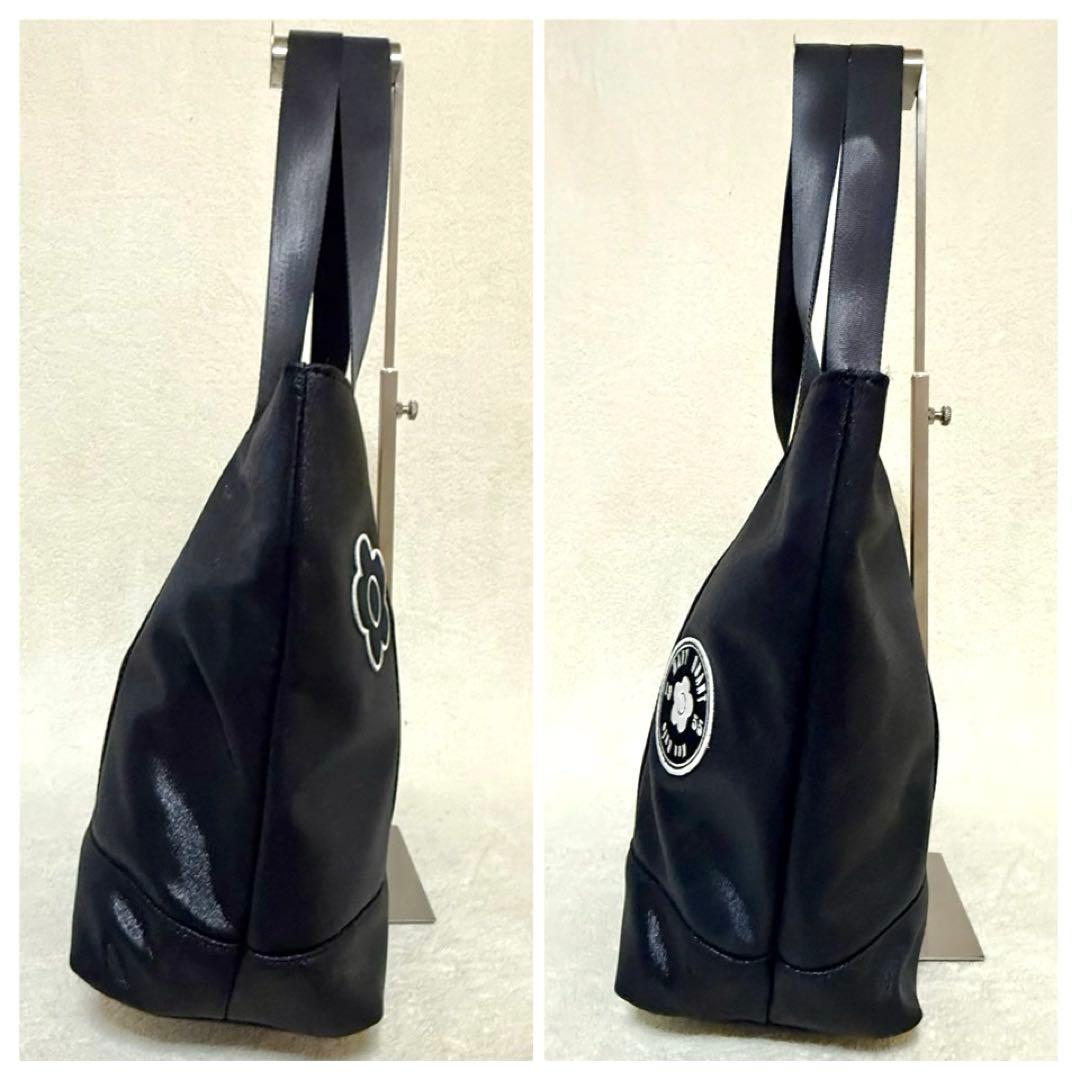 希少 極美品✨ MARY QUANT ワッペンポイントシャイニートートバッグ