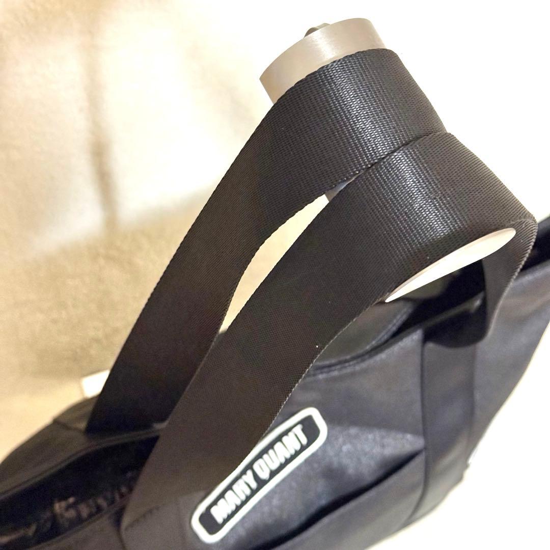 希少 極美品✨ MARY QUANT ワッペンポイントシャイニートートバッグ