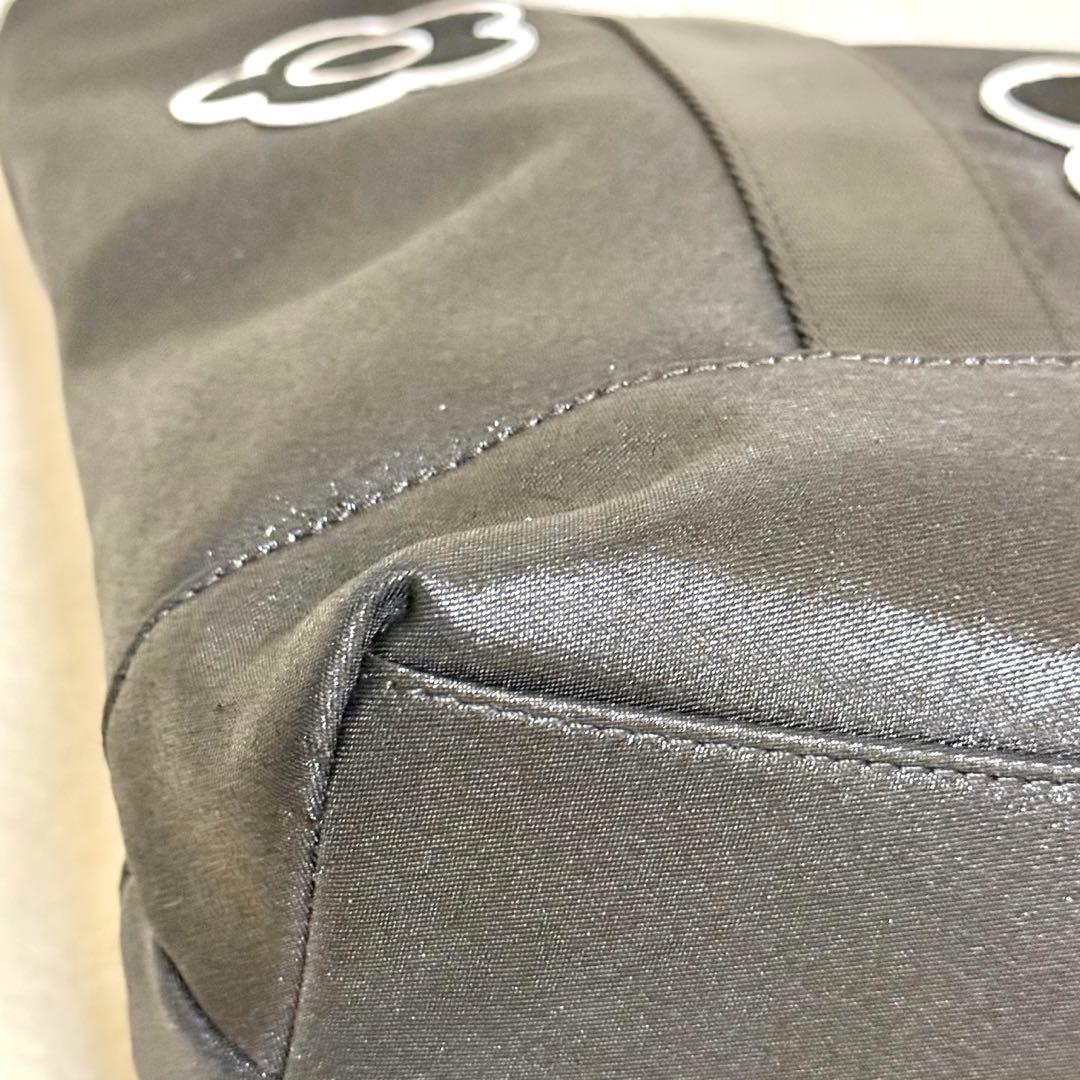 希少 極美品✨ MARY QUANT ワッペンポイントシャイニートートバッグ