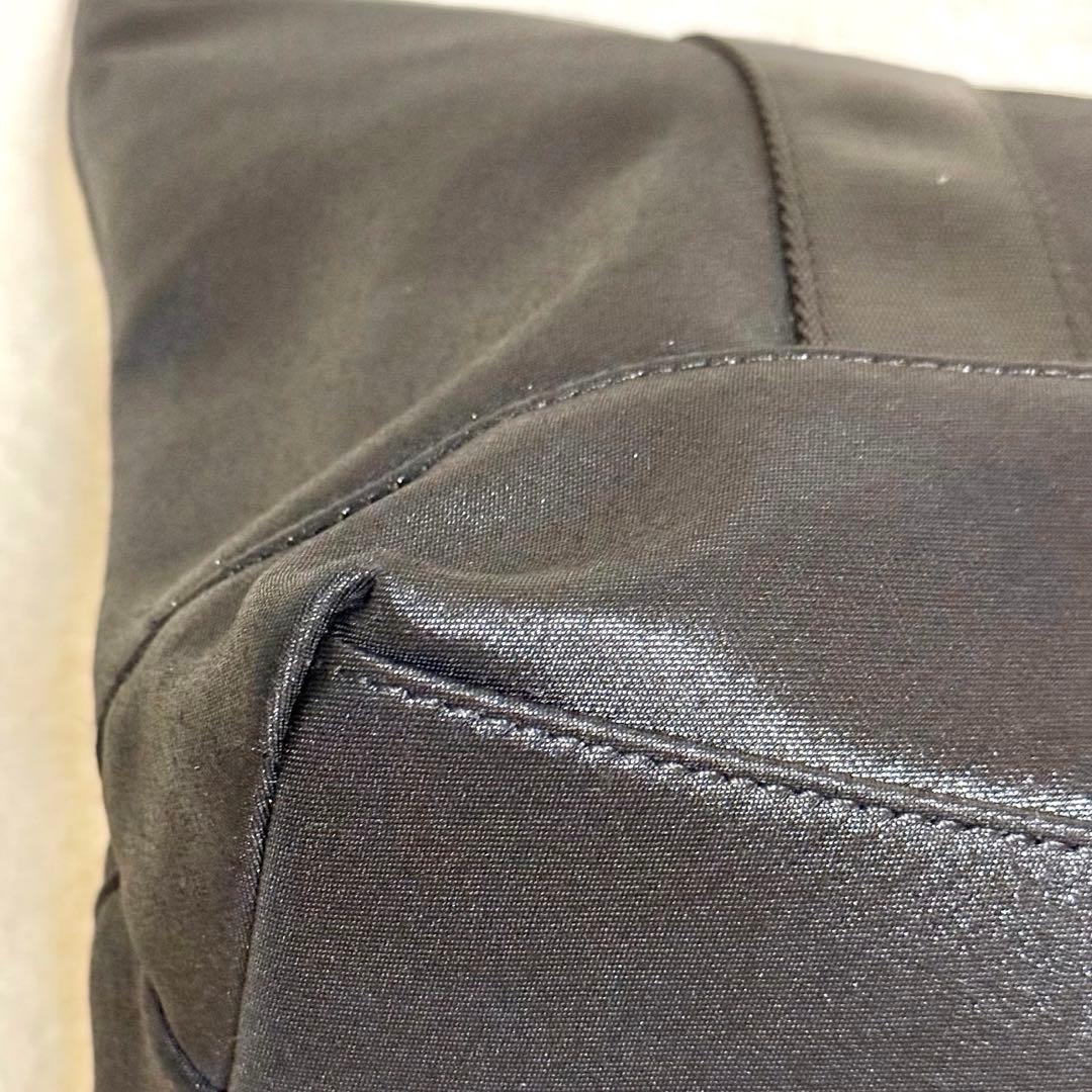 希少 極美品✨ MARY QUANT ワッペンポイントシャイニートートバッグ