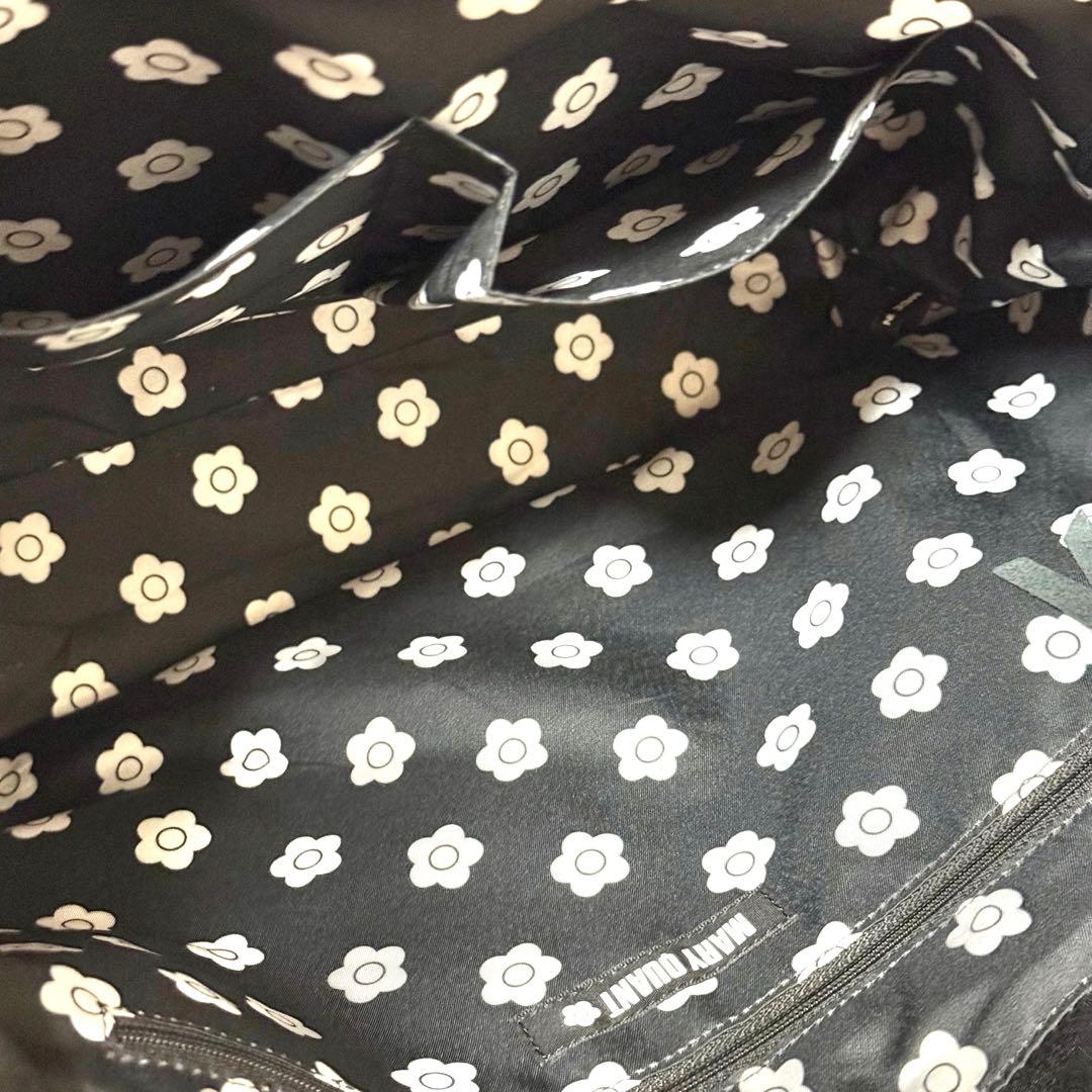 希少 極美品✨ MARY QUANT ワッペンポイントシャイニートートバッグ