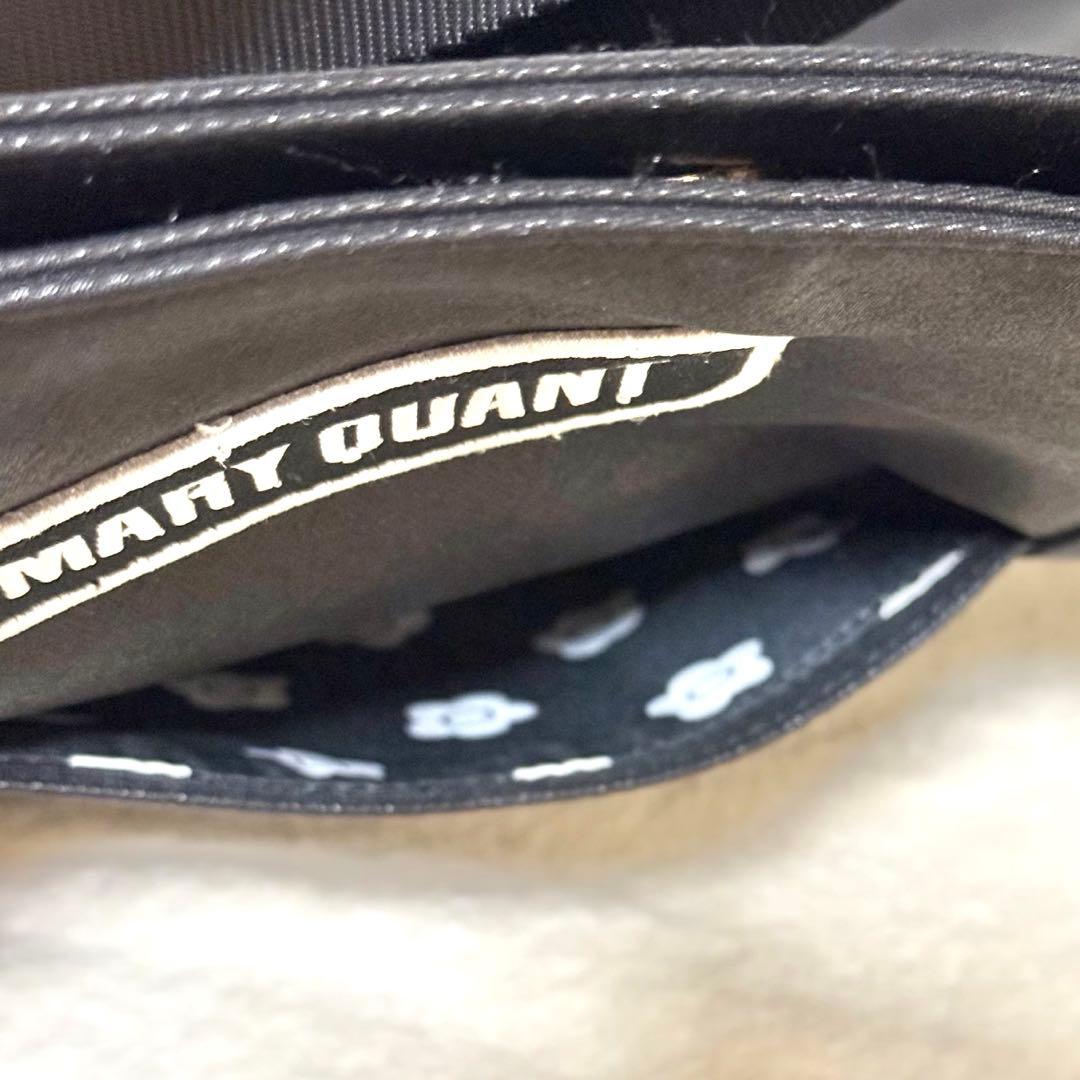 希少 極美品✨ MARY QUANT ワッペンポイントシャイニートートバッグ