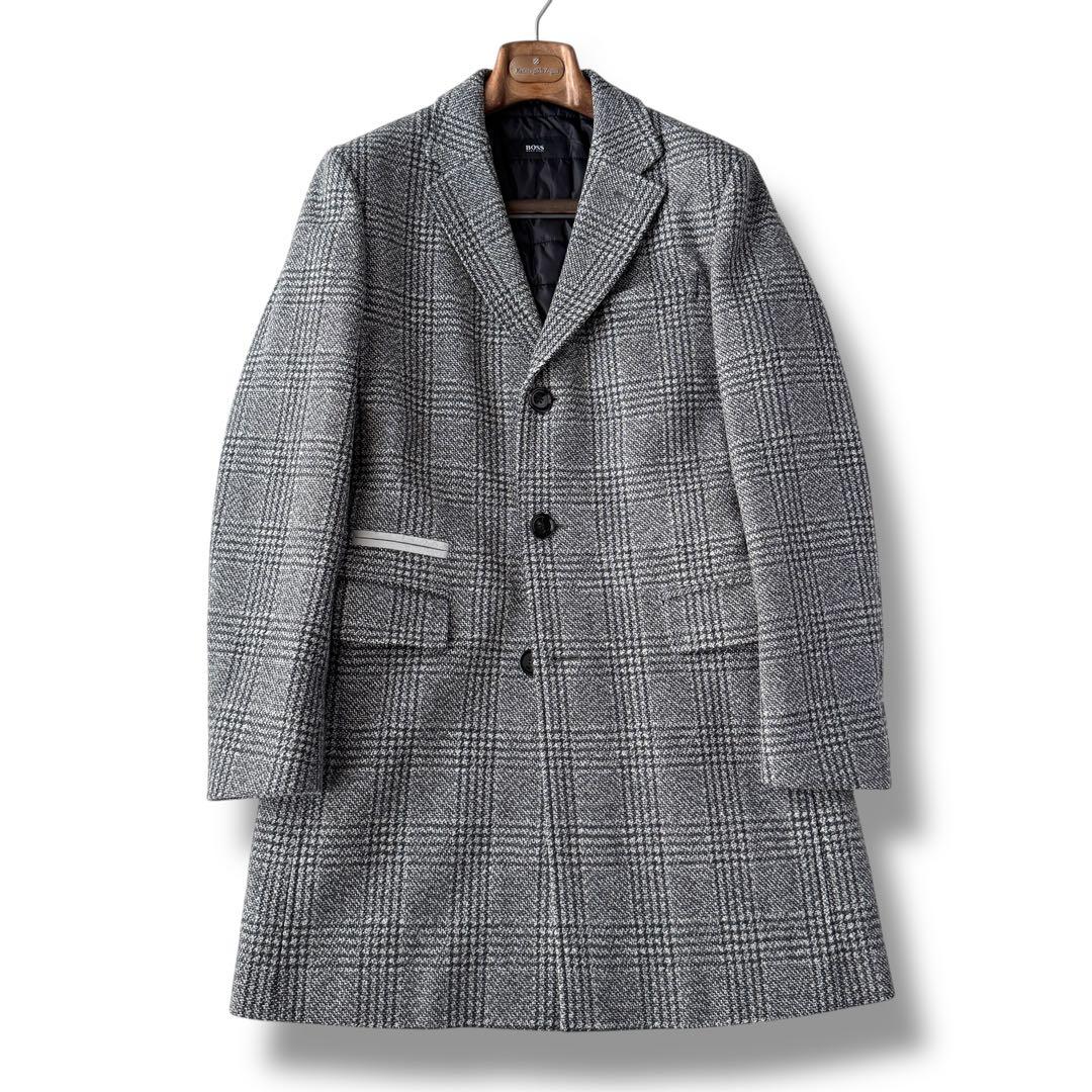 HUGO BOSS ヒューゴボス チェスター コート グレー 48 L相当!!