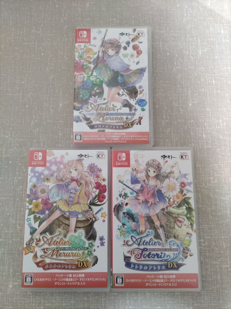 ロロナのアトリエ + トトリのアトリエ + メルルのアトリエ switch