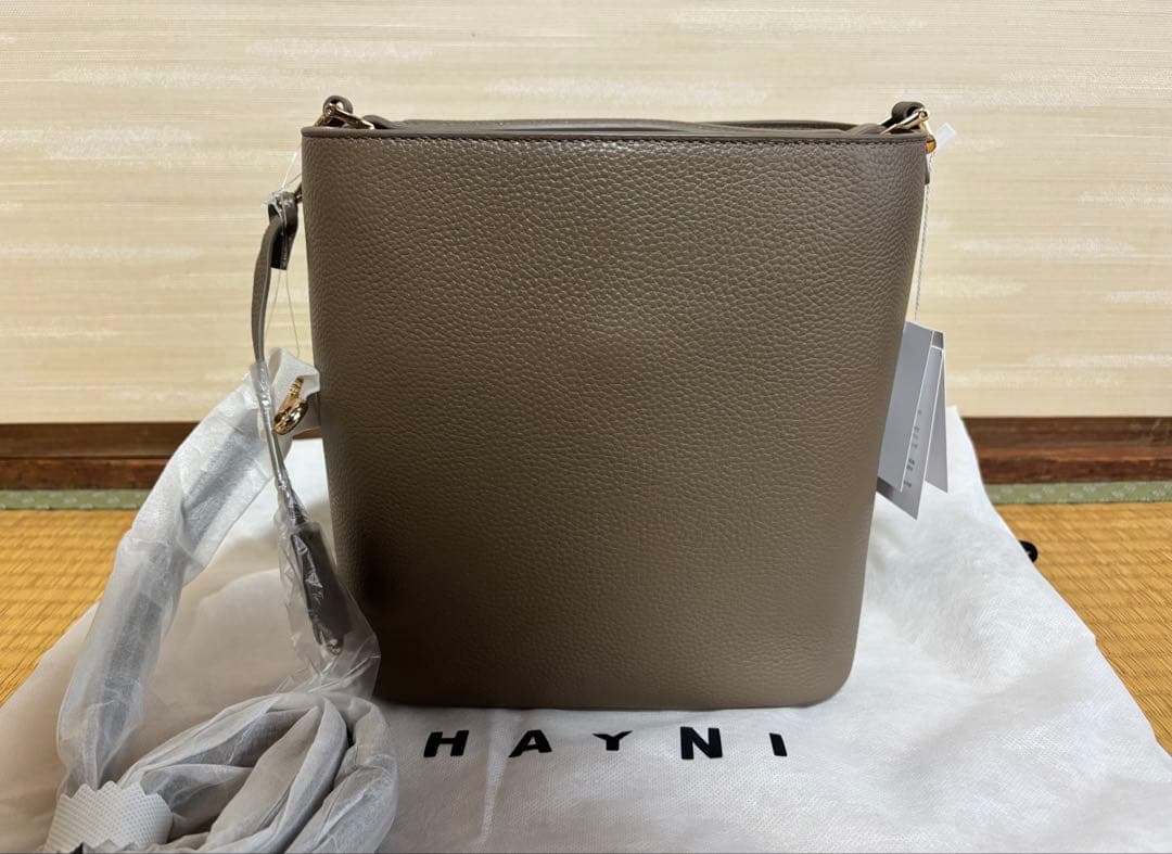 【未使用】HAYNI(ヘイニ) ハンド/ショルダーバッグ　トープ