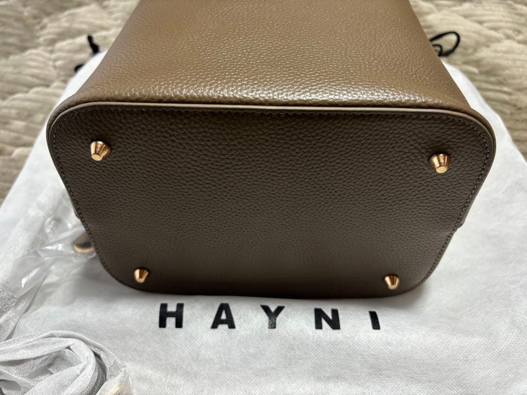 【未使用】HAYNI(ヘイニ) ハンド/ショルダーバッグ　トープ