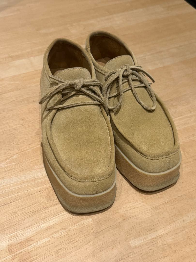 LOEWE プラットフォーム ワラビー 厚底42スエード ロエベ