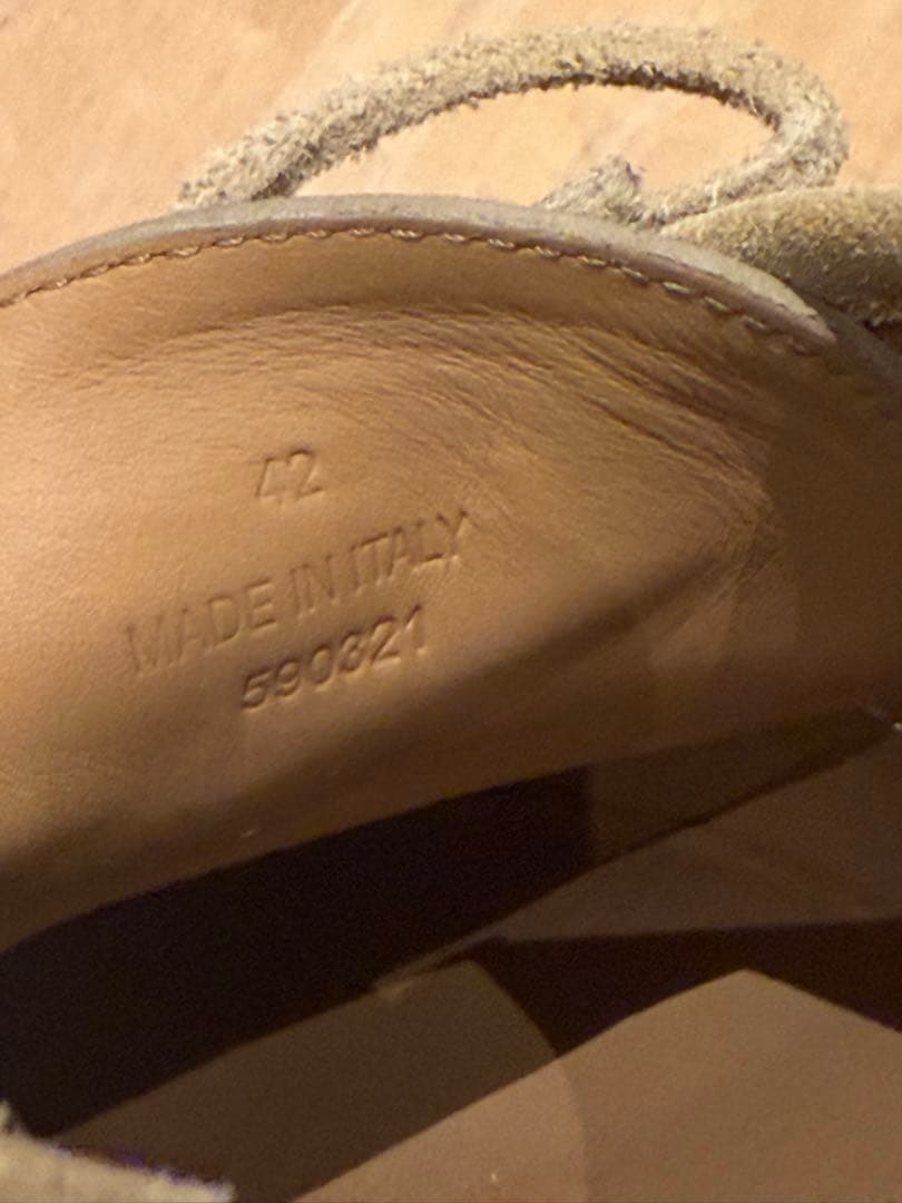 LOEWE プラットフォーム ワラビー 厚底42スエード ロエベ