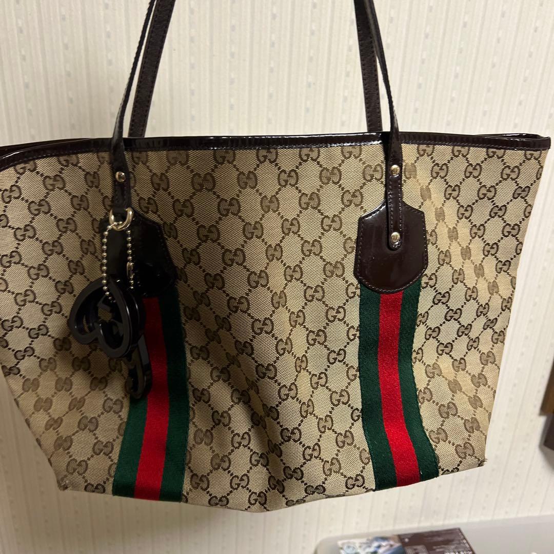 GUCCI GGパターン トートバッグ
