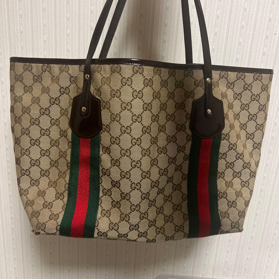 GUCCI GGパターン トートバッグ