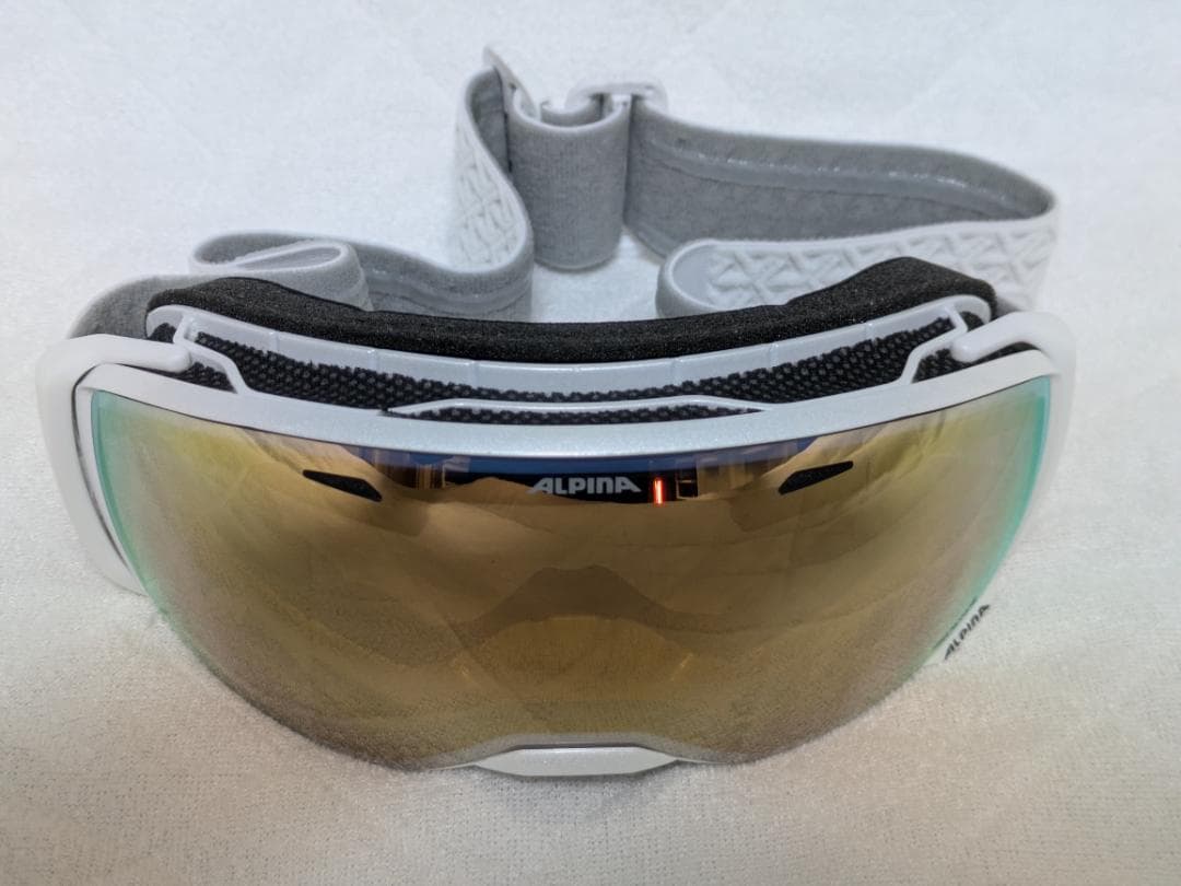 スキーゴーグル　ALPINA　ESTEICA　MM　パールホワイト【未使用 】