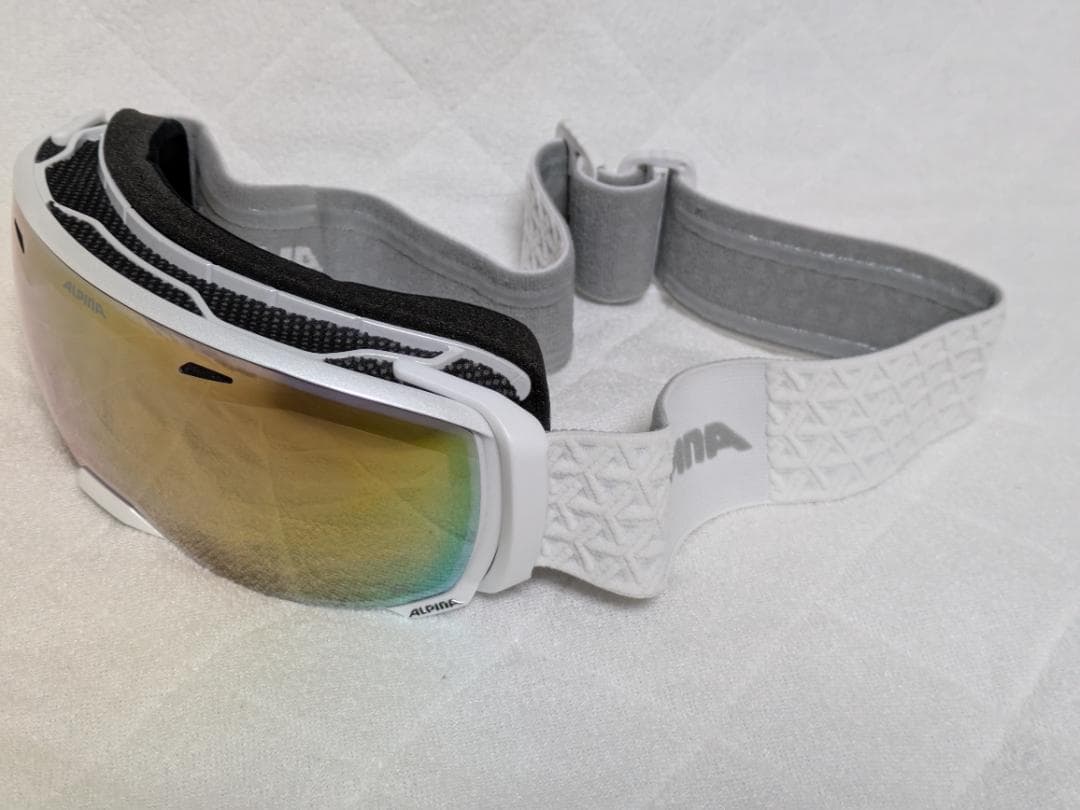 スキーゴーグル　ALPINA　ESTEICA　MM　パールホワイト【未使用 】