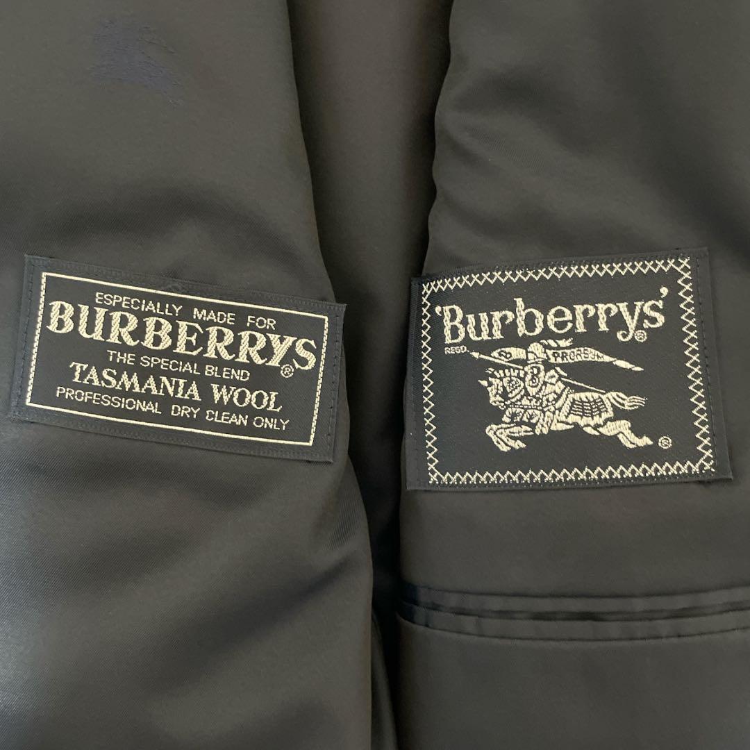 極美品✨ Burberry バーバリー 紺ブレ タスマニアウール 金ボタン L