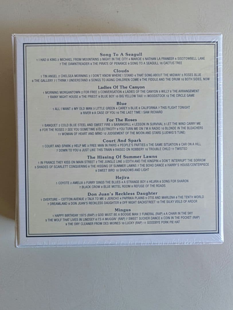 Joni Mitchell The Studio Albums 輸入限定　未開封