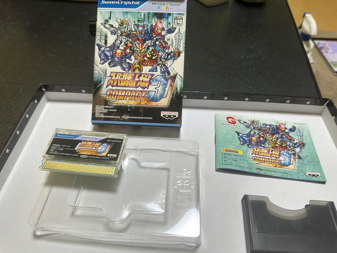 ワンダースワン　スワンクリスタル　スーパーロボット大戦 COMPACT3 開封品