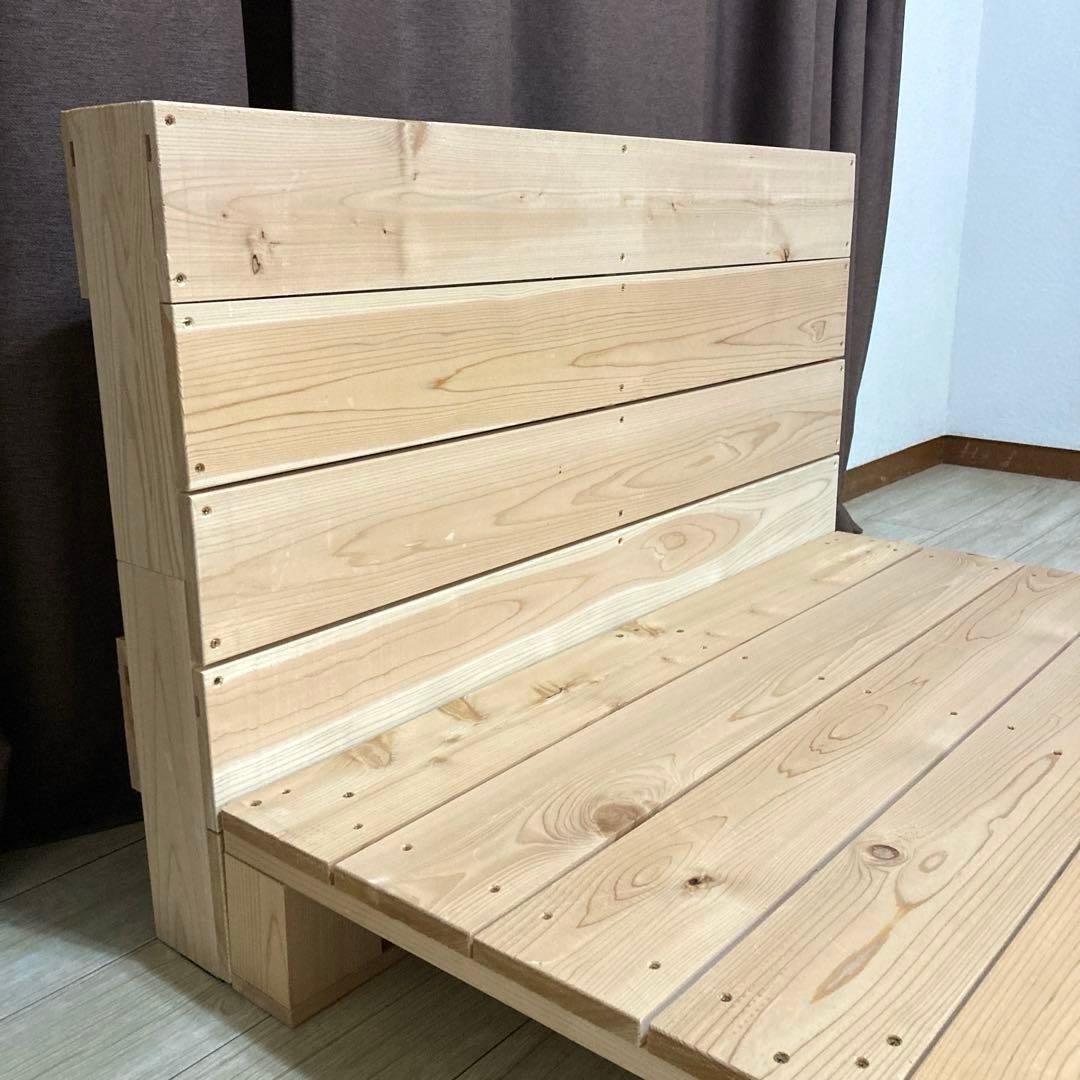 【自社配送限定販売】パレットラボ/シングルサイズベッドフレーム