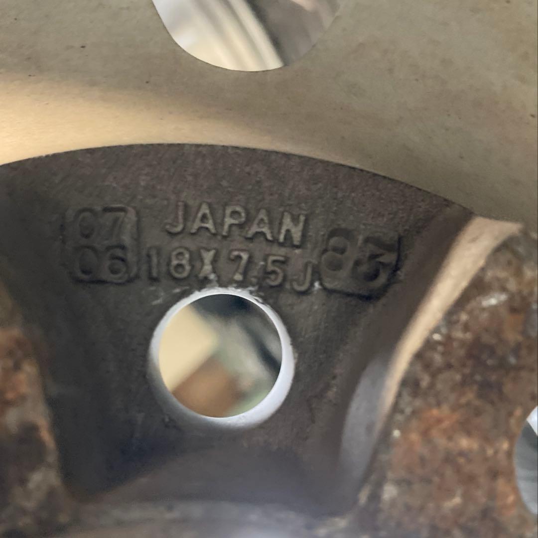 ワークエモーション　CR KAI 18インチ　ホイール　2本セット送料込み！